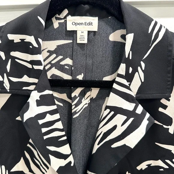 Open Edit printed blouse - Picture 3 of 5